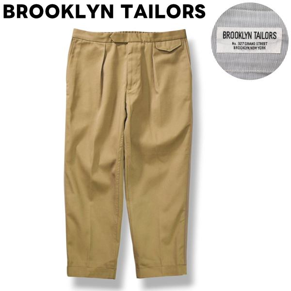 日本製 ブルックリン テーラーズ BROOKLYN TAILORS コットン ツイル パンツ チノパ...