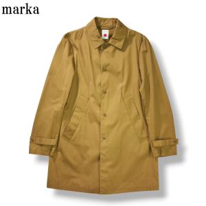 日本製 マーカ marka ライトコート コーチジャケット ステンカラーコート カジュアル トラッド ノームコア 2 ベージュ メンズ