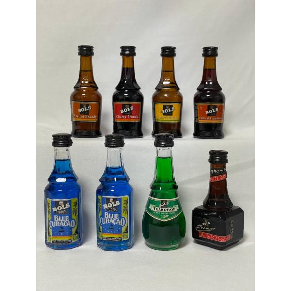 古酒 未開栓 ボルス リキュール ミニチュアボトル 各40ml 7種 8本セット  BOLS Liq...