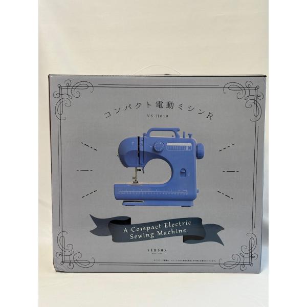 中古品 美品 ベルソス コンパクト電動ミシンR VS-H019 VERSOS 家庭用ミシン BL ブ...