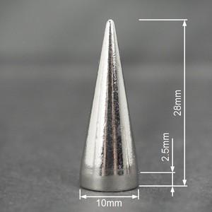 コーンスパイク スタッズ トゲ 28mm Lサ...の詳細画像4