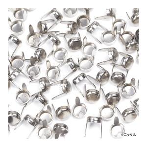 フラットラウンド型 スタッズ 2爪 [ ソリッ...の詳細画像3