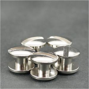シカゴスクリュー 凹型 真鍮 頭径10mm 軸径5mm [ / 12mm ] 組ネジ 組