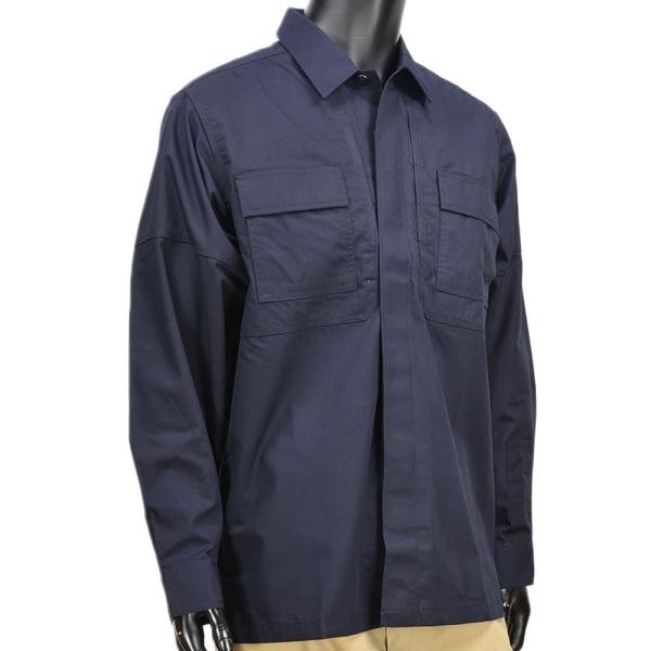 5.11 Tactical TDUシャツ 長袖 リップストップ 72002 [ ダークネイビー / ...