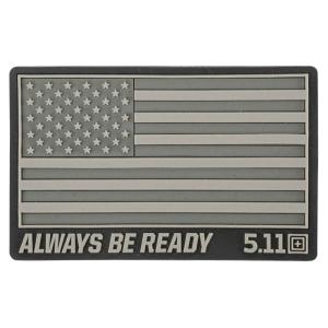 5.11タクティカル ミリタリーワッペン USAフラグ 81024 ベルクロ  ミリタリーパッチ アップリケ
