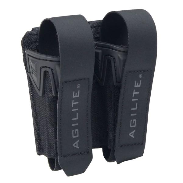 AGILITE ピストルマガジンポーチ PINCER 9mm拳銃 ダブル 8047 [ ブラック ]