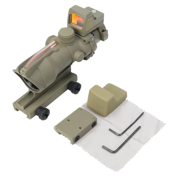 AIM-O スコープ ACOG 4X32C Red Dot 集光ファイバー 4倍率 RMRドットサイ...