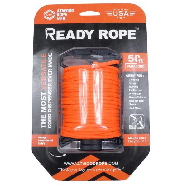 ATWOOD ROPE ロープディスペンサー Ready Rope ELITE 50ft パラコード...