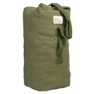 フランス軍放出品 ランドリーバッグ 海軍 コットン製 サンドカラー 仏