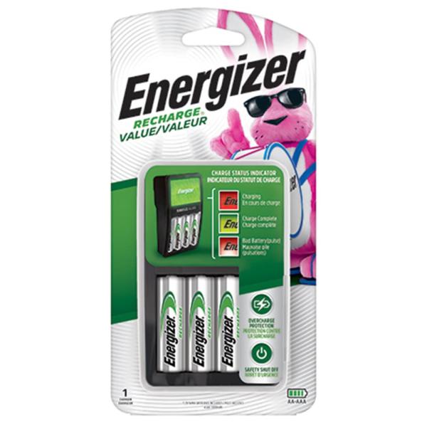 Energizer 充電器セット 単3単4充電池用 単3充電池4本付属 ENRCHV4 エナジャイザ...