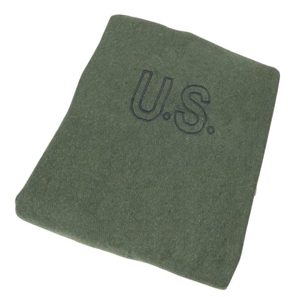 Mcguire Gear ウールブランケット US刺繍入り 大判 BK-264-OD