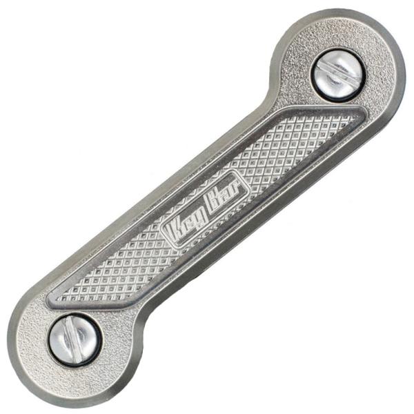 KeyBar キーオーガナイザー Diamond Crosshatch チタニウム KBR204 キ...