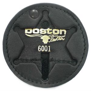 ボストンレザー ラウンドバッジホルダー 星型 75mm 600-6001 BOSTON | ポリスバッジケース 警察バッジケースの商品画像