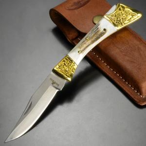 BUCK 折りたたみナイフ 110 限定品 イエローホースカスタム BUCK 折りたたみナイフ 110 限定品 イエローホースカスタム