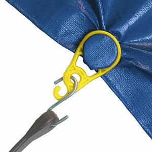 穴あけ不要のグロメット 樹脂スナップ 4個 タープ ブルーシート用 タープ用金具 タープ金具