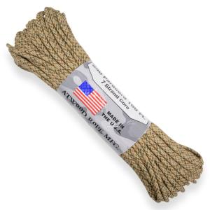 ATWOOD ROPE 550パラコード タイプ3 デザート アトウッドロープ ARM 商用 Desert パラシュートコード