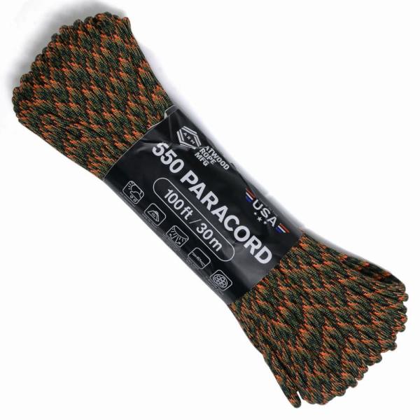 ATWOOD ROPE 550パラコード タイプ3 ブリッツ アトウッドロープ 紐 靴ひも 靴紐 ナ...