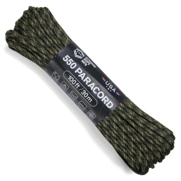 ATWOOD ROPE 550パラコード タイプ3 デジタルウッドランドカモ アトウッドロープ 紐 ...