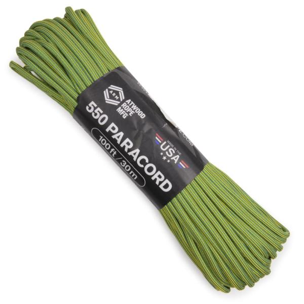 ATWOOD ROPE 550パラコード タイプ3 ツリーフロッグ 色変模様 [ 30m ] Col...