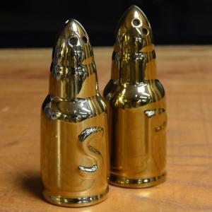 調味料入れ 手榴弾 プラスチック 赤 黄 2個セット コンディメント