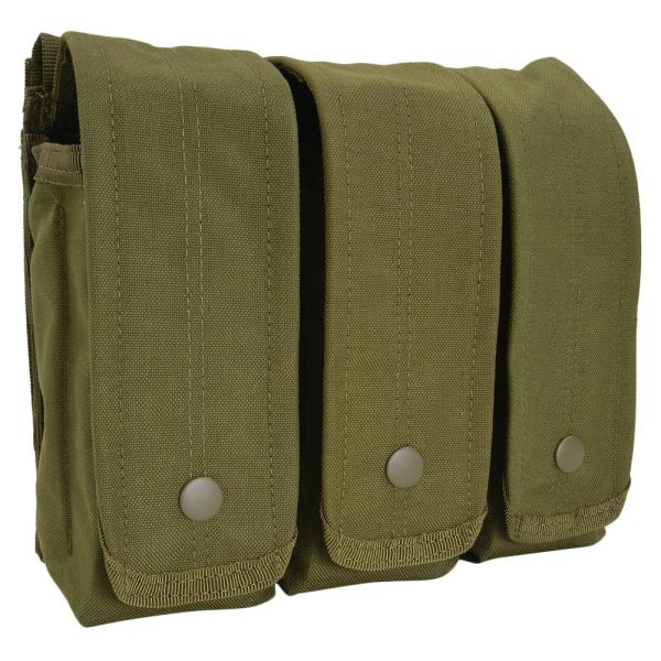 CONDOR ライフルマガジンポーチ M4/AR15/AK用 トリプル 前後2連 6本収納可能 MA...