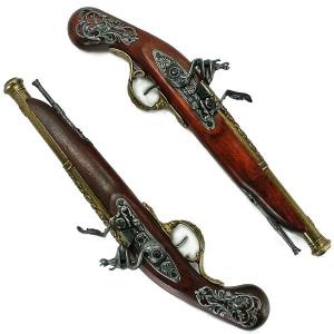 アンティーク　モデルガン DENIX モデルガン 古式銃 フランス騎兵 フリントロック 1011