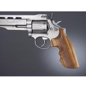 HOGUE ガングリップ S＆W K＆Lフレーム スクエアバット用 フィンガーグルーブ付き 10200 木製 ホーグ ハンドガン｜repmartjp