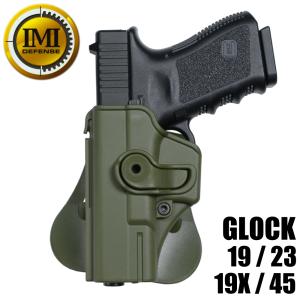 IMI Defense ホルスター Glock 19/23、19X/45用 Lv.2 [左用/ODグリーン]の商品画像