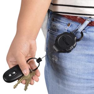 KEY-BAK（キーバック） 巻き取り式 キーホルダー コード調節機能付