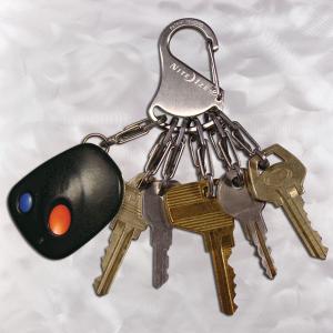 NITE IZE キーラック KEYRACK STEEL カラビナ S-BINER 全ステンレス KRS-03 [ ステンレス ]