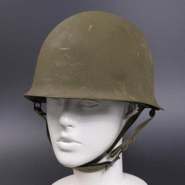 フランス軍放出品 M1951 スチールヘルメット 前期型 二層構造 [ 並下品 ] 仏軍 WW2 M...