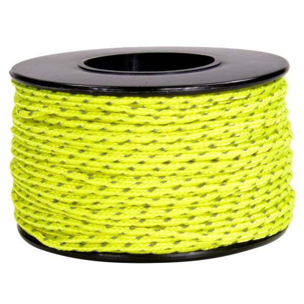 ATWOOD ROPE 反射材付 マイクロコード 1.18mm ネオンイエロー アトウッドロープ 1...