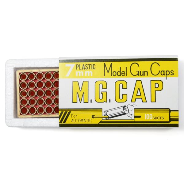 MGC/KSC モデルガン用キャップ火薬 M.G.CAP 7mm イエロー 100発入り 発火キャッ...