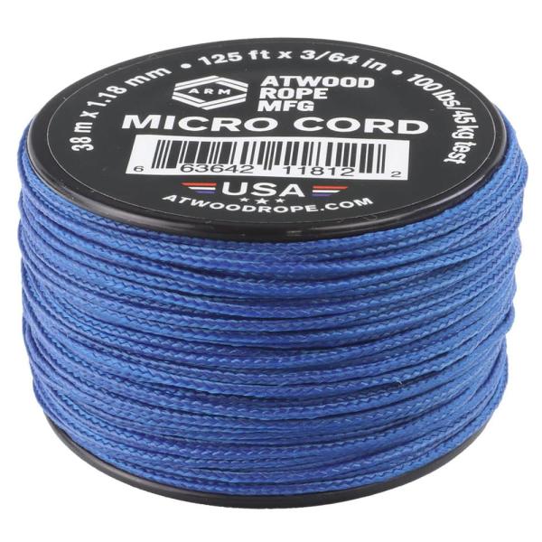 ATWOOD ROPE マイクロコード 1.18mm コバルトブルー アトウッド MICRO COR...