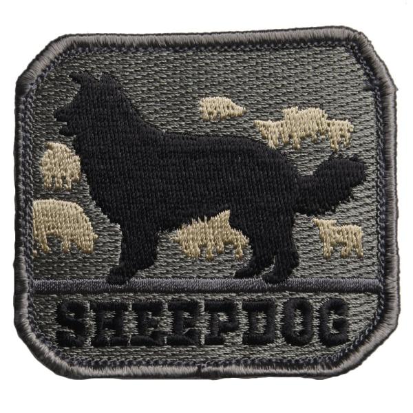 MIL-SPEC MONKEY ミリタリーパッチ Sheepdog ベルクロ付き [ ACUダーク ...