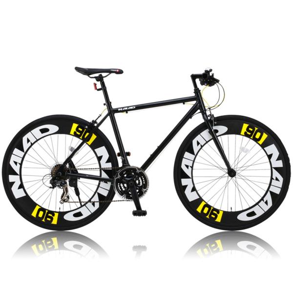 【直送 代引き不可】 OTOMO クロスバイク CAC-023 NAIAD ブラック 25583 ア...