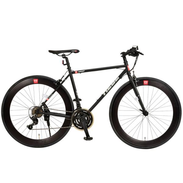 【直送 代引き不可】 OTOMO クロスバイク CAC-024 HEBE ブラック 25586 CA...