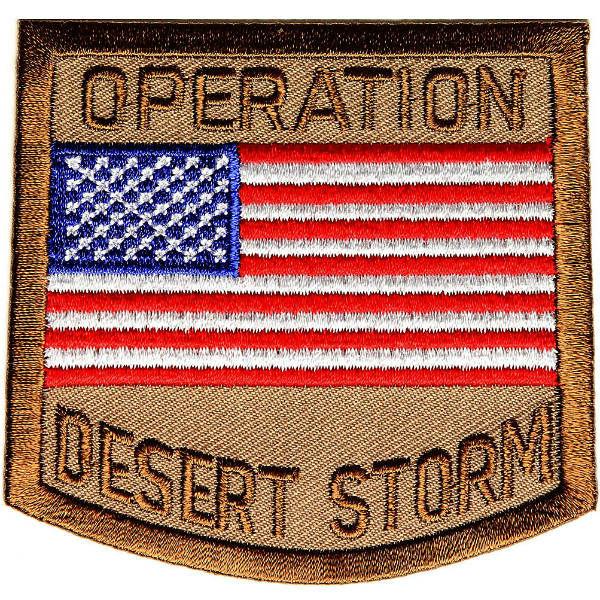 ミリタリーパッチ 砂漠の嵐作戦 スモール 湾岸戦争 OPERATION DESERT STORM オ...
