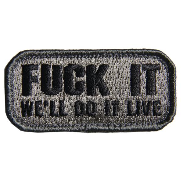 ミルスペックモンキー Do It Live ミリタリーパッチ ベルクロ付き [ ACUダーク ] M...