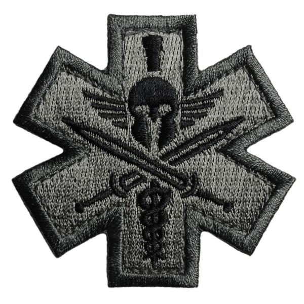 MIL-SPEC MONKEY ミリタリーパッチ 海賊風 スパルタン ベルクロ [ ACU ] ミル...