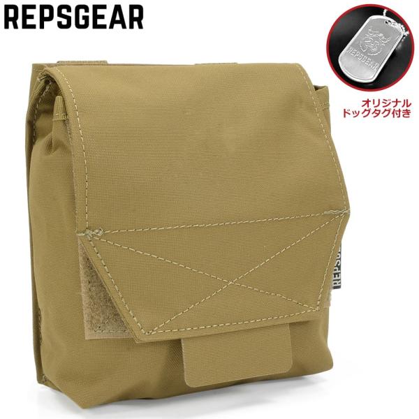 REPSGEAR ユーティリティポーチ JSTAポーチ MOLLE対応 PT-P040 [ コヨーテ...