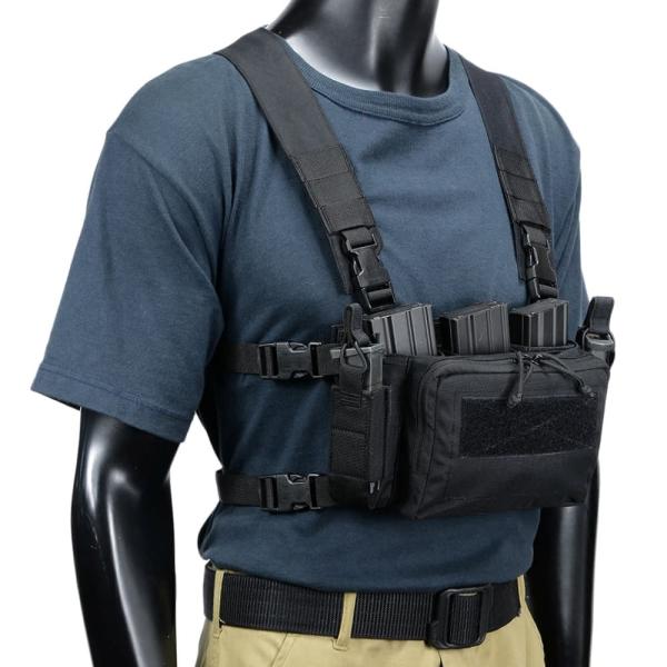 REPSGEAR チェストリグ D3CRM マガジンインサート付属 AR/SMG対応 PTVT03 ...