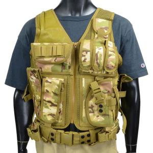 ROTHCO（ロスコ） ミリタリーベスト クロスドロー 右利き用 ベルト付