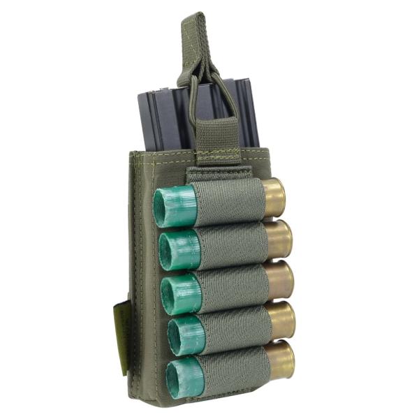 Warrior Assault Systems ショットシェル&amp;ライフルマガジンポーチ シェル5発収...