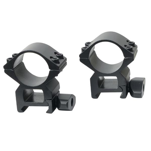 HYUGA マウントリング 20mmレール用 1インチ径 2個セット [ ミドル ]