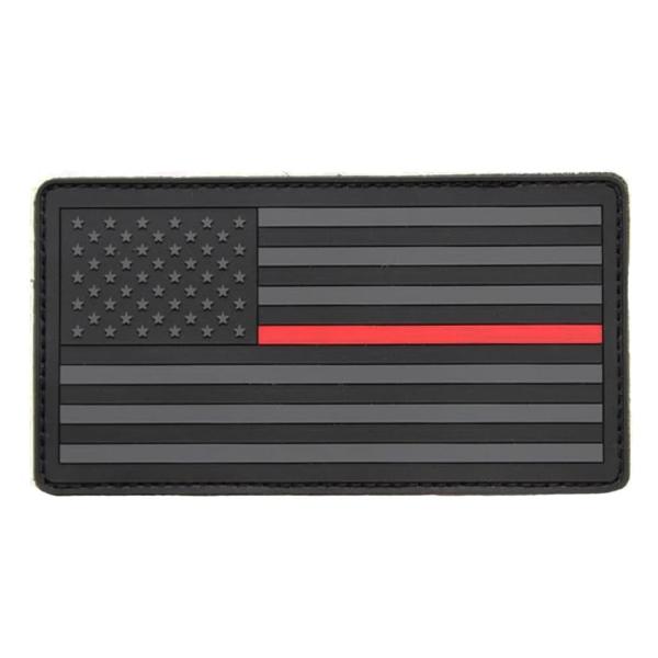 LBT ミリタリーワッペン 星条旗 ベルクロ LBT-USA-FLAG [ レッドライン / ラージ...