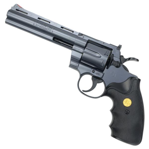 CROWN MODEL エアガン COLT PYTHON .357MAGNUM 6インチ ブラック ...