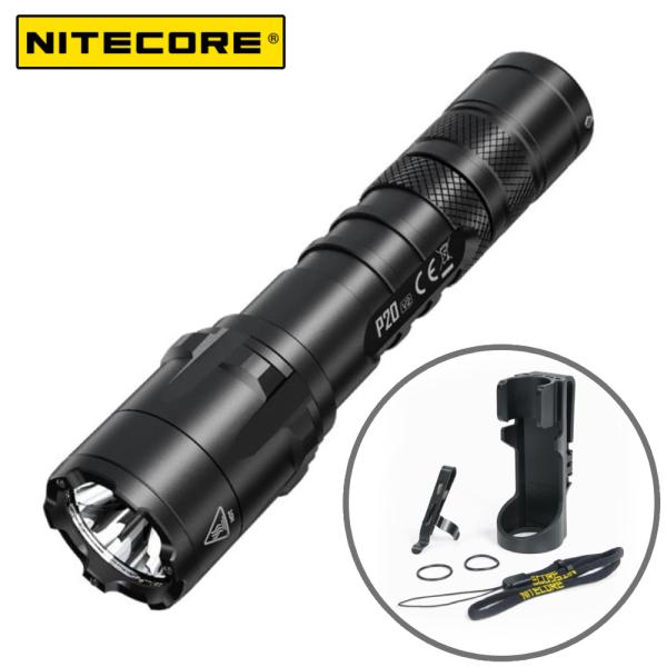 NITECORE タクティカルフラッシュライト P20 V2 最大1100ルーメン ナイトコア タク...