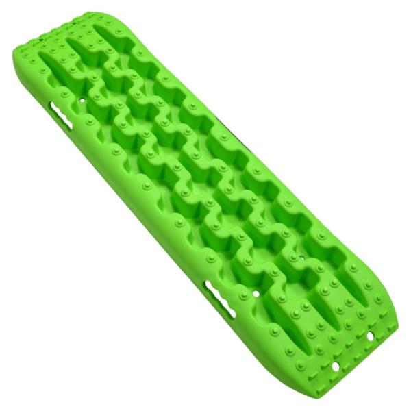 スタックリカバリーラダー 自動車用 スノーヘルパー スタック脱出 1枚 [ グリーン ] オフロード...