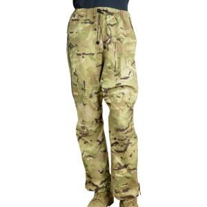 イギリス軍放出品 レインパンツ 防水生地 ライトウェイト MTP迷彩 [Lサイズ/可] 英軍 防水パンツ 雨用パンツの商品画像